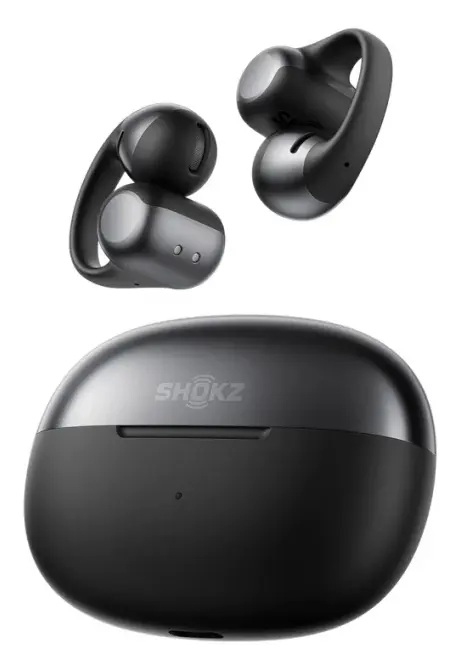 Casti alergare wireless Shokz OpenDots One, Bluetooth 5.4, Autonomie 10 ore, IP54 (Negru)