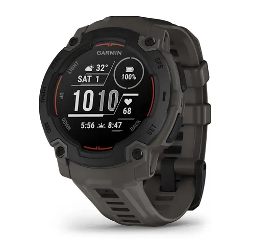 Smartwatch Garmin Instinct E, Ecran 0.9inch, 45 mm, GPS, Bluetooth®, ANT+®, Android/iOS, 10 ATM (Negru)