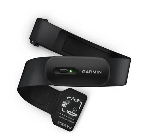 Monitor cardiac Garmin HRM 200 M-XL, 3 ATM, Transmitere date prin BLE, Garmin Connect (Negru)