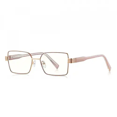 Ochelari pentru calculator Techsuit 3160, Anti-Blue Light (Auriu/Roz)