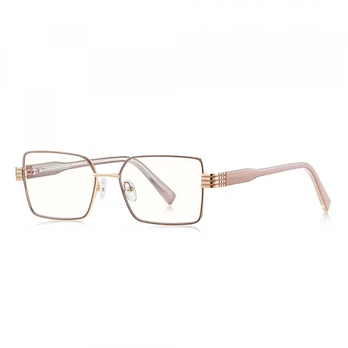Ochelari pentru calculator Techsuit 3160, Anti-Blue Light (Auriu/Roz)