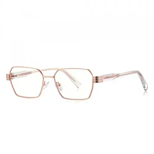 Ochelari pentru calculator Techsuit 3161, Anti-Blue Light (Roz/Auriu)