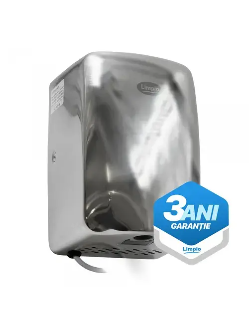 Uscator de maini Limpio HD 28SIA, 650 W, 60 m/s, IPX1 (Argintiu)