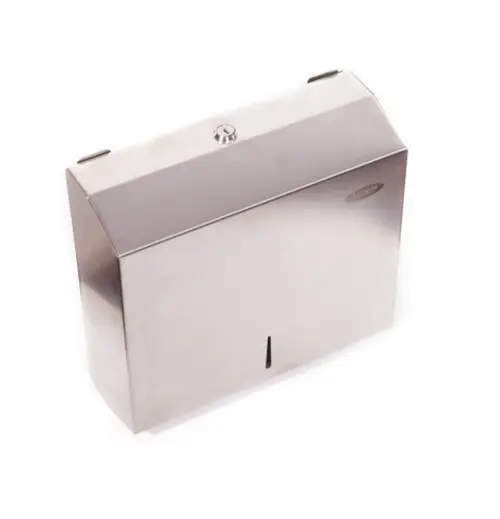 Dispenser prosop Limpio, Capacitate 500 bucati (Argintiu)