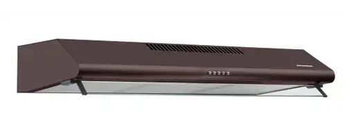 Hota Decorativa Heinner HCH-490-BRW, Putere 120 W, 2 motoare, 3 Trepte (Maro)
