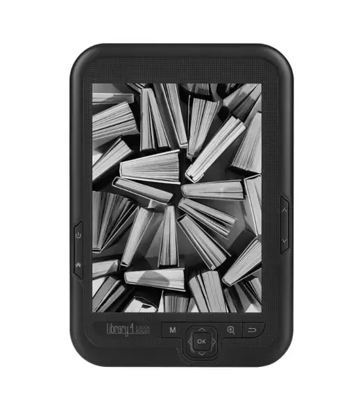 eBook Reader Kruger&Matz Library 4 Carta, 8GB ROM, 512MB RAM, 6inch, E-Ink Carta (Negru)