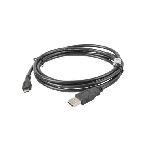 Cablu de date Lanberg CA-USBM-10CC-0018-BK, USB - micro USB-B, 1.8m (Negru)