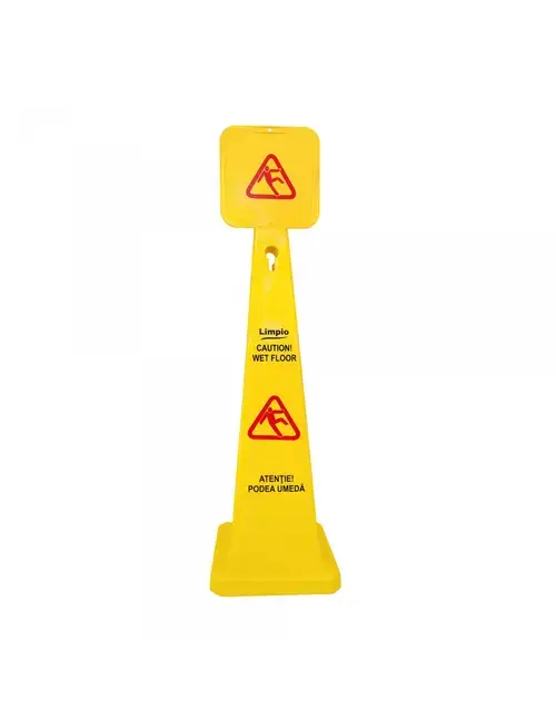 Semnalizator podea umeda Limpio CON 90CM (Galben)