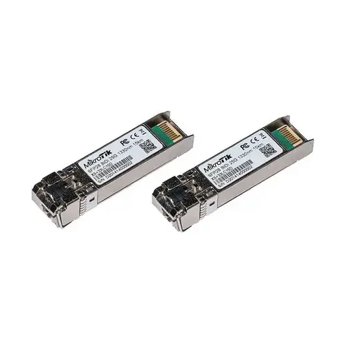 Set modul SFP+ Mikrotik XS+2733LC15D, 25Gb/s, SM, 15km
