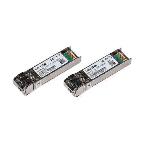 Set modul SFP+ Mikrotik XS+2733LC15D, 25Gb/s, SM, 15km