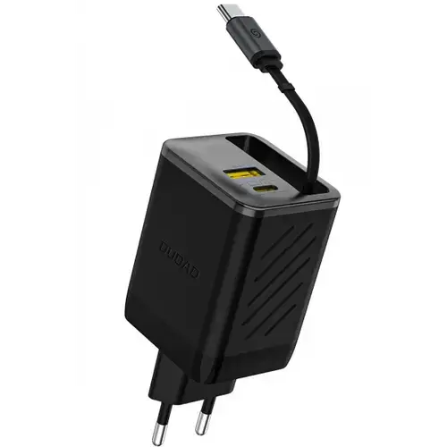 Incarcator retea Dudao A67EU, 67W, 1 x USB-A - 1 x USB-C (Negru)