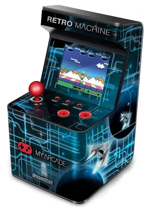 Consola retro mini My Arcade – Retro 8, 200in1 (Negru/Albastru)