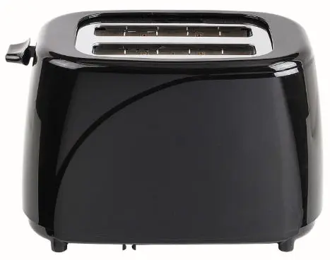 Prajitor de paine DomoClip DOD150N, 850 W, 2 felii, 5 nivele de temperatura (Negru)