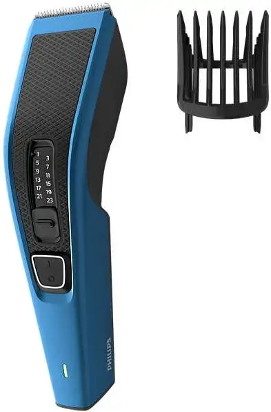Aparat de tuns Philips HC3522/15 Series 3000, 13 trepte (Albastru/Negru)