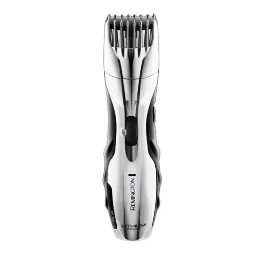 Aparat de tuns barba Remington Lithium Beard Barba MB350LC, Acumulator Litiu, 0,4-18 mm, Invelis Ceramic, Argintiu/Negru