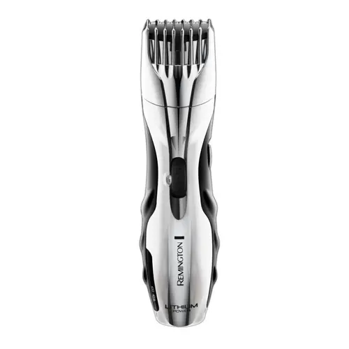 Aparat de tuns barba Remington Lithium Beard Barba MB350LC, Acumulator Litiu, 0,4-18 mm, Invelis Ceramic, Argintiu/Negru