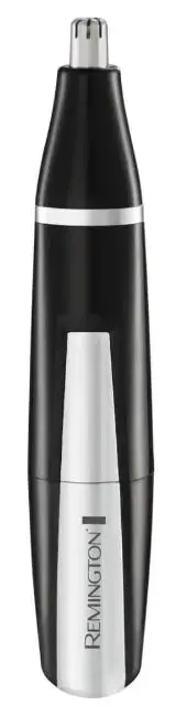 Trimmer pentru nas si urechi Remington NE3560, Baterie, 2 capete atasabile (Negru/Argintiu)