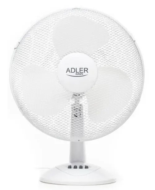 Ventilator Adler AD7304, 55W, 40 cm, 3 trepte (Alb)