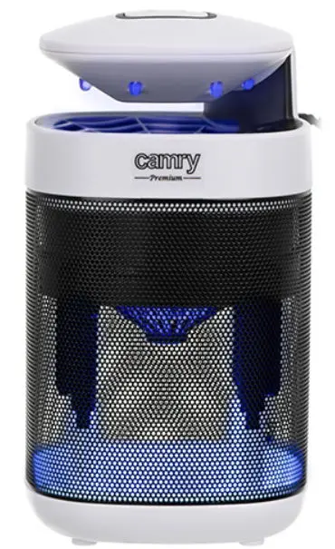 Aparat ultraviolete anti-tantari Camry CR 7937, UV LED, 2.5 W, ABS/ PC, Cablu micro USB inclus (Alb/Negru)