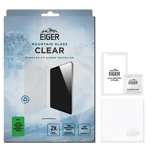 Folie Sticla Eiger Mountain Glass pentru iPad Air 13 2024/iPad Pro 13 2024 (Transparent)