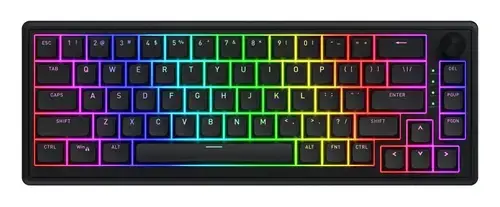 Tastatura Hator Skyfall 65, iluminare RGB, Wired, USB (Negru)