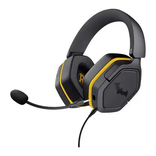 Casti Gaming Trust Carus Batman, Wired, Jack 3.5mm (Negru/Galben)