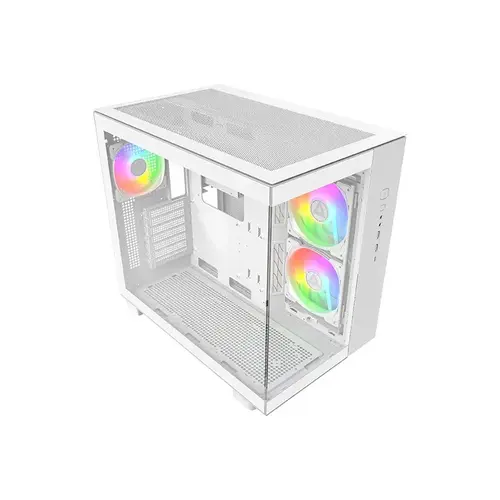 Carcasa Montech King 65 Pro, Middle Tower, tempered glass (Alb)