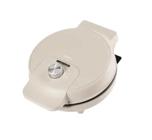 Aparat de facut vafe si gofre VIVAX WM-1000S, capacitate 5 forme, 1000 W (Bej)