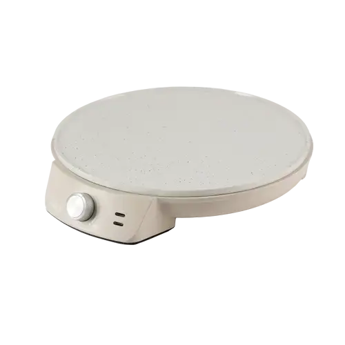 Aparat pentru preparat clatite VIVAX PM-1200S, plita 30 cm, 1200 W (Bej)