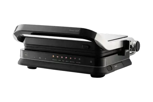 Gratar electric VIVAX SM-2100S GB, 2100 W, placi anti-aderente 33x24.4 cm, control digital LED (Negru)