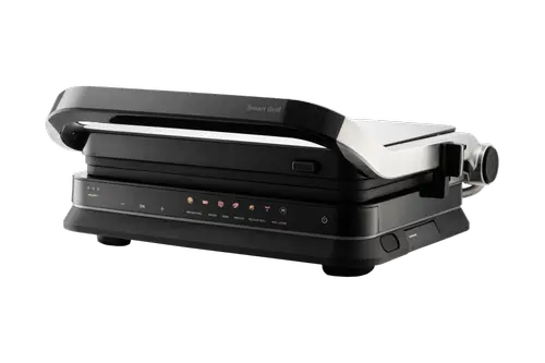 Gratar electric VIVAX SM-2100S GB, 2100 W, placi anti-aderente 33x24.4 cm, control digital LED (Negru)