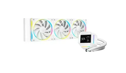 Cooler CPU Deepcool LM360, 2400RPM, iluminare RGB (Alb)