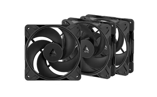Ventilator Arctic P12 Pro Reverse, 3x120 mm, PWM, 500 - 3000 rpm (Negru)