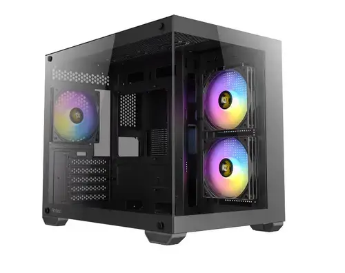 Carcasa Antec CX600M aRGB, Mini Tower, Fara sursa (Negru)