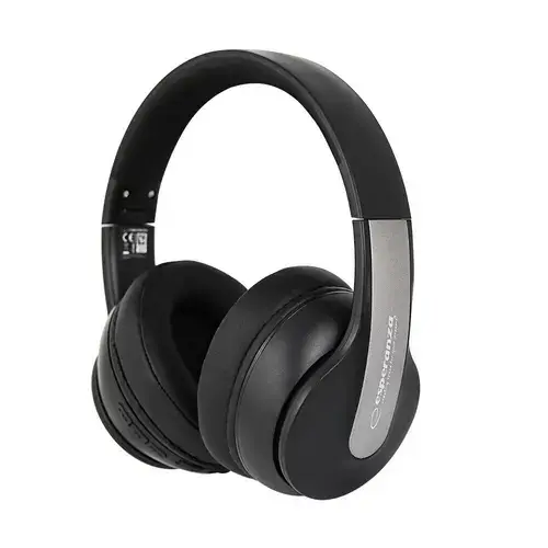 Casti Stereo Wireless Esperanza Silence EH240, ANC, Bluetooth, Microfon (Negru)