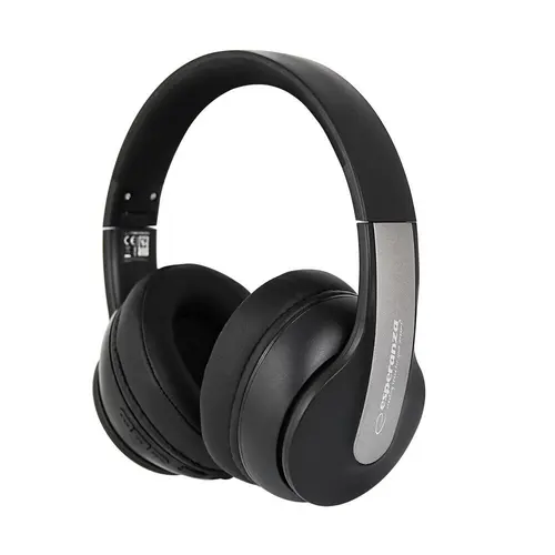 Casti Stereo Wireless Esperanza Silence EH240, ANC, Bluetooth, Microfon (Negru)