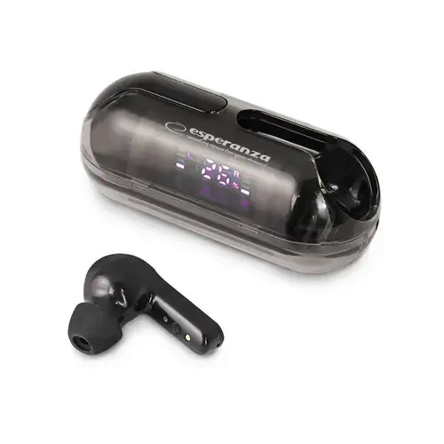 Casti True Wireless Esperanza Daphnis EH239K Bluetooth Touch control, Microfon (Negru)