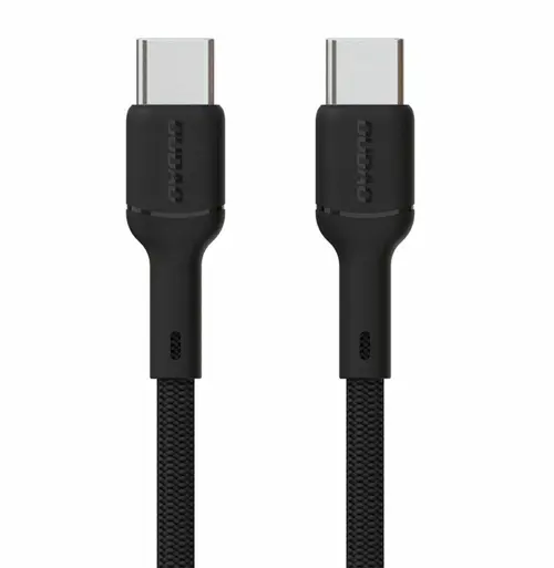Cablu pentru incarcare si transfer de date Dudao L9C, USB-C la USB-C, 65W, 2m (Negru)