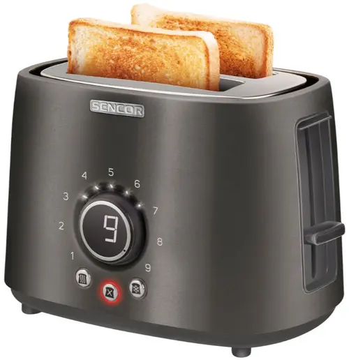 Prajitor de paine Sencor STS 6058BK, 1000 W, 9 trepte (Negru)