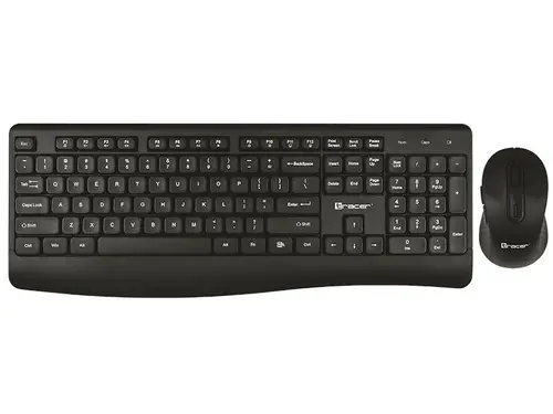 Kit tastatura Tracer Bartix II RF + mouse, Wireless 2.4Ghz, USB (Negru)