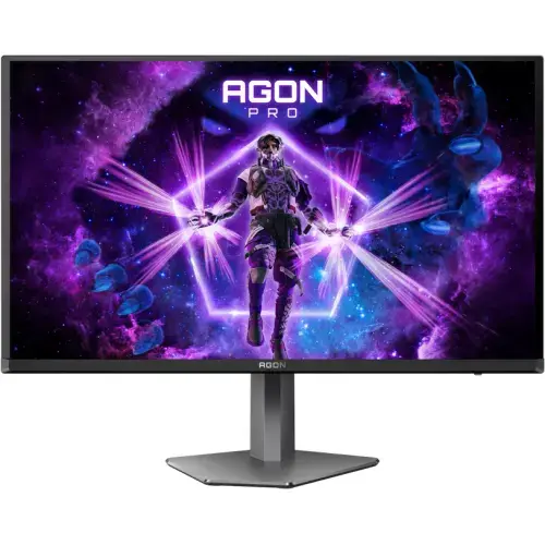 Monitor QD-OLED AOC 26.5inch AG276QKD2, QHD (2560 x 1440), HDMI, DisplayPort, Pivot, Boxe, 500 Hz, 0.03 ms (Negru)