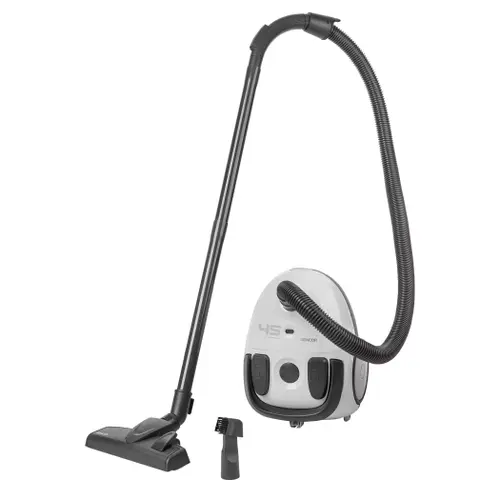Aspirator cu sac Sencor SVC45WH, 850 W, Sac 1.5 l, 5 niveluri filtrare, Cablu 5m (7.5 raza) (Alb)