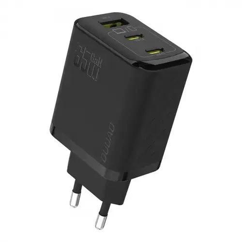 Incarcator retea Dudao A29, 65W, 1 x USB-A - 2 x USB-C (Negru)