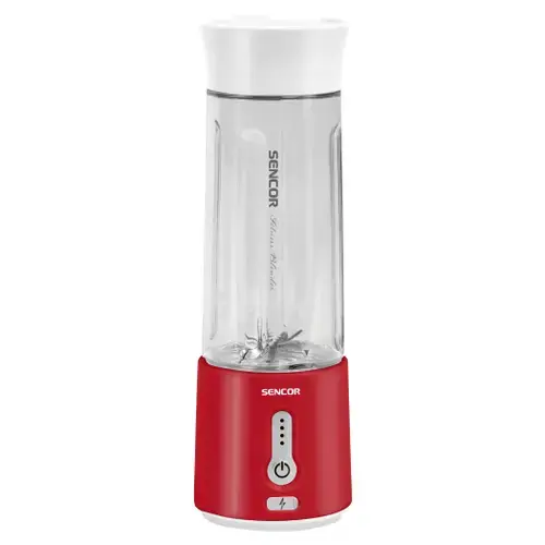 Blender fitness portabil Sencor SBL134RD, 150 W, 500 ml, IPX65, Incarcare prin USB Type-C (Rosu)