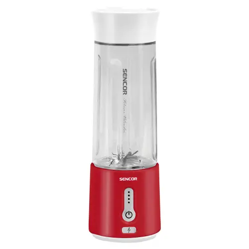 Blender fitness portabil Sencor SBL134RD, 150 W, 500 ml, IPX65, Incarcare prin USB Type-C (Rosu)