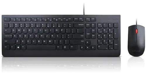 Kit  Tastatura si Mouse LENOVO Essential Combo, Wired, USB (Negru)