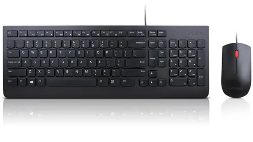 Kit  Tastatura si Mouse LENOVO Essential Combo, Wired, USB (Negru)
