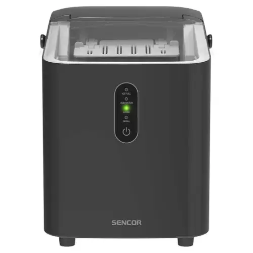 Aparat de facut cuburi de gheata, 120 W, Rezervor 1 l, 12kg/zi (Negru)