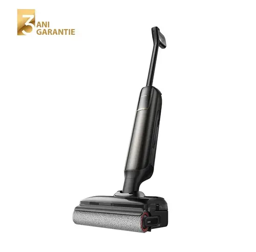Aspirator vertical cu spalare MOVA M50 Wet&Dry, 450 W, 22000 Pa, Autonomie 46 minute, Recipient apa curata si murdara 800/700 ml (Negru)