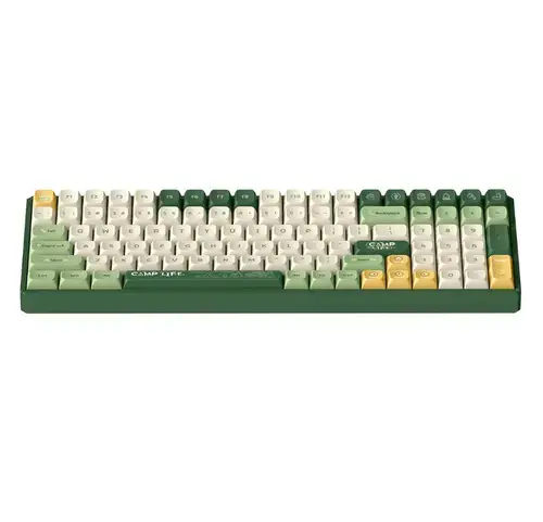 Tastatura Gaming IQUNIX F97 Camping, RGB, Wireless, Wired (Verde)